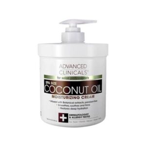 Advanced Clinicals Coconut Oil Moisturizing Cream (454G)