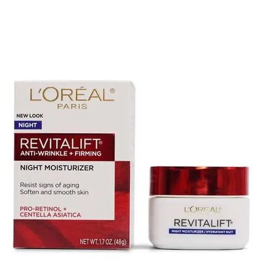 L 'Oreal Revitalift Anti-Wrinkle + Firming Night Moisturizer (48G)