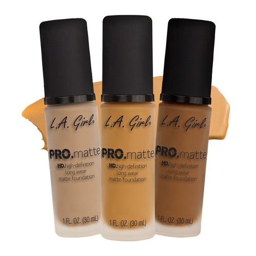 L. A. Pro matte HD high-definition Long wear matte foundation