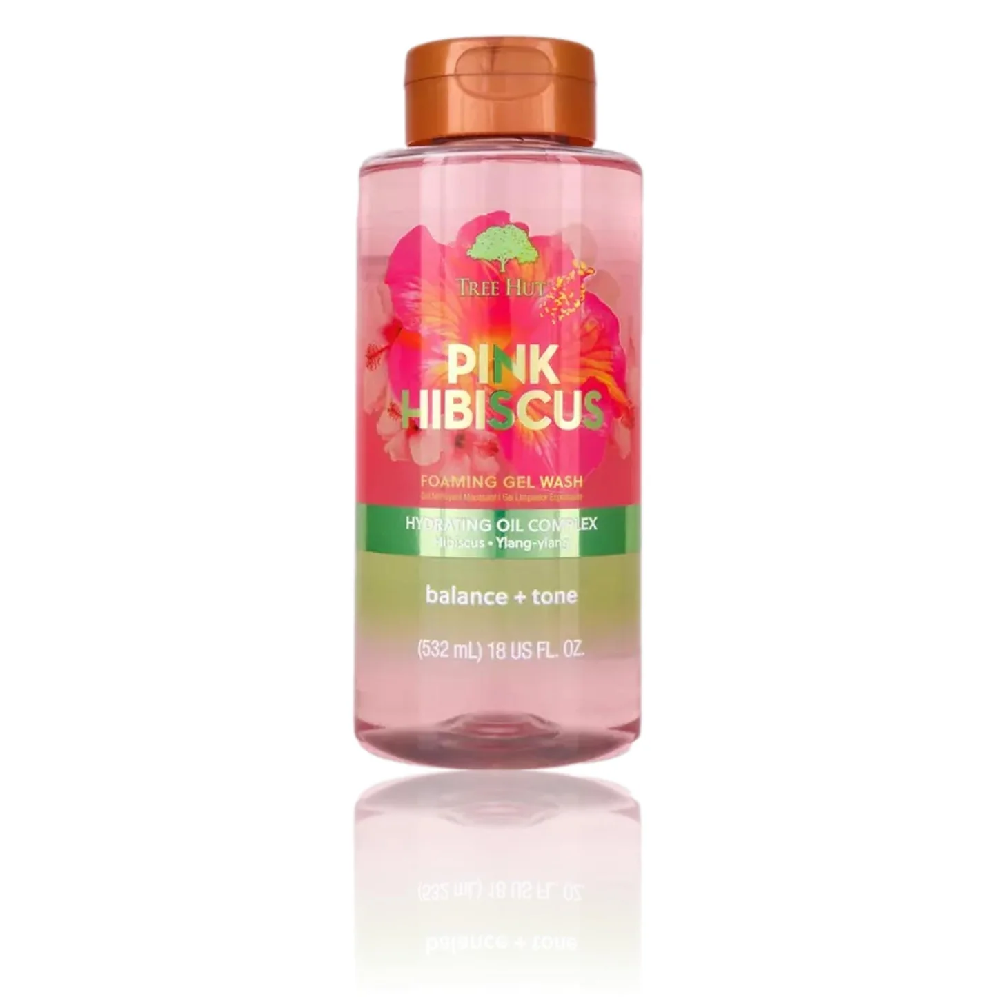 Tree Hut Pink Hibiscus Foaming Gel Wash