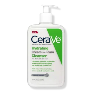 Cerave Hydrating Cream To Foam Cleanser