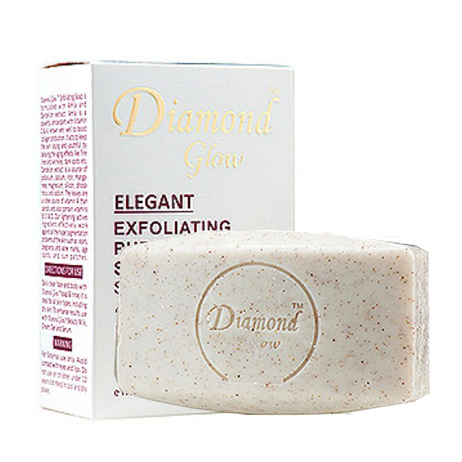 Diamond Glow Elegant Savon Exfoliant Purifiant Soap