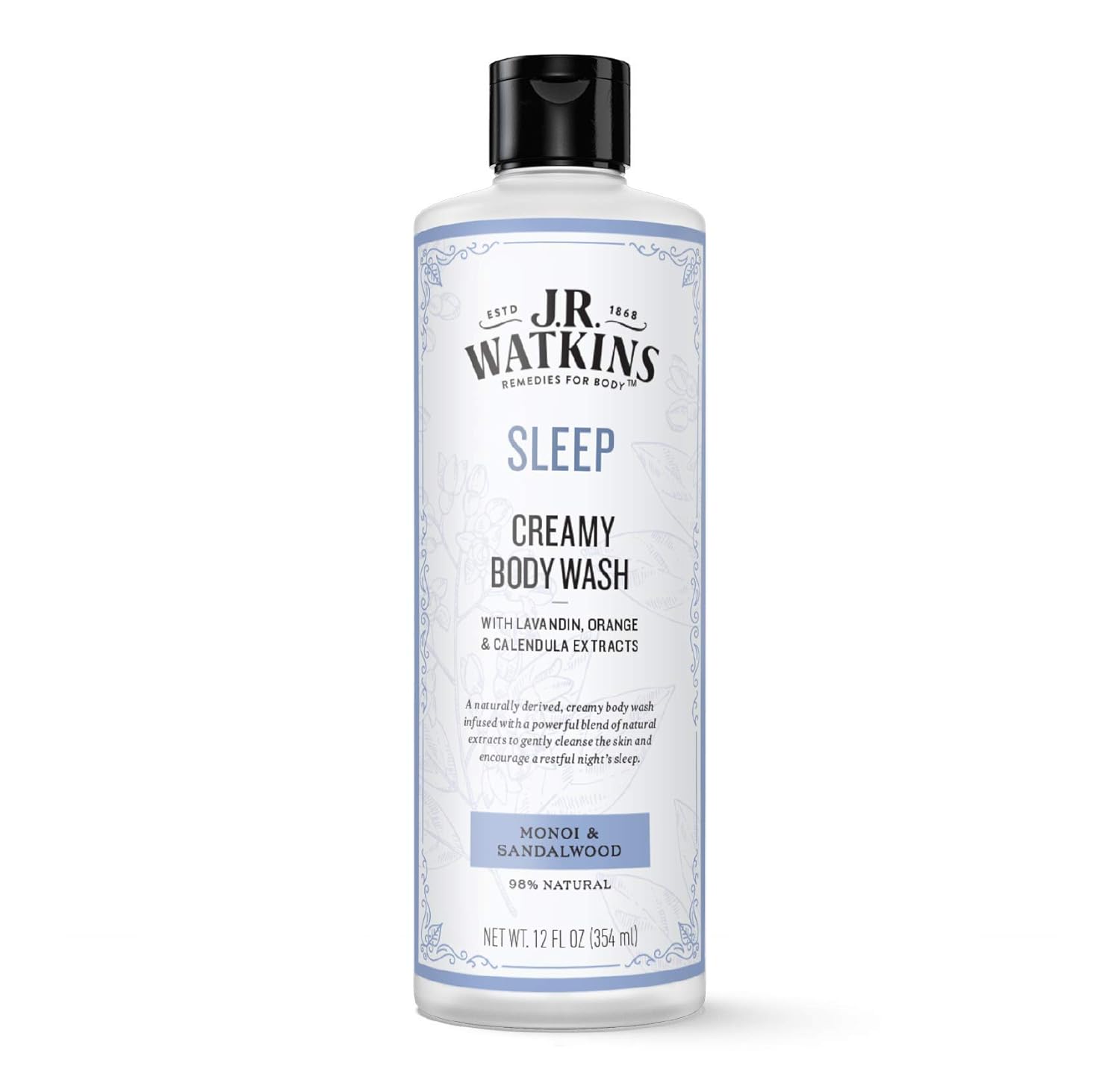 J.R Watkins Sleep Creamy Body Wash (354Ml)