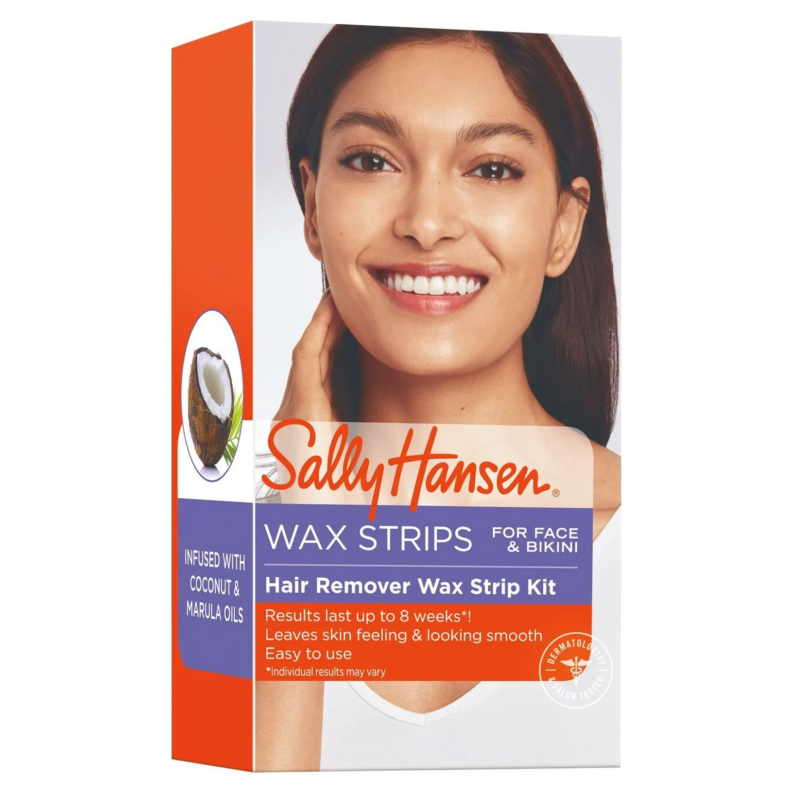 Sally Hansen Wax Strips Hair Remover Wax Strip Kit (14.7Ml)
