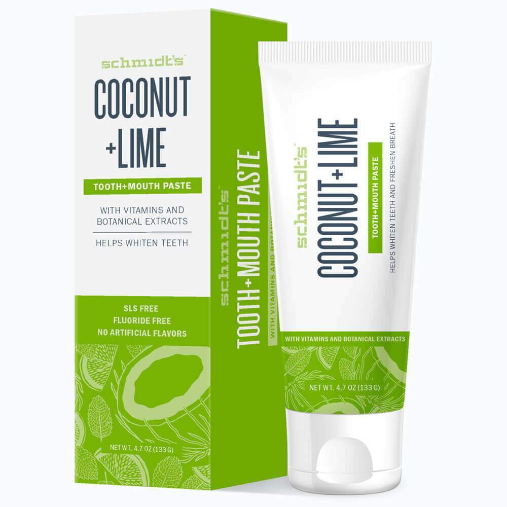 Schmidt'S Coconut + Lime Tooth +Mouth Paste