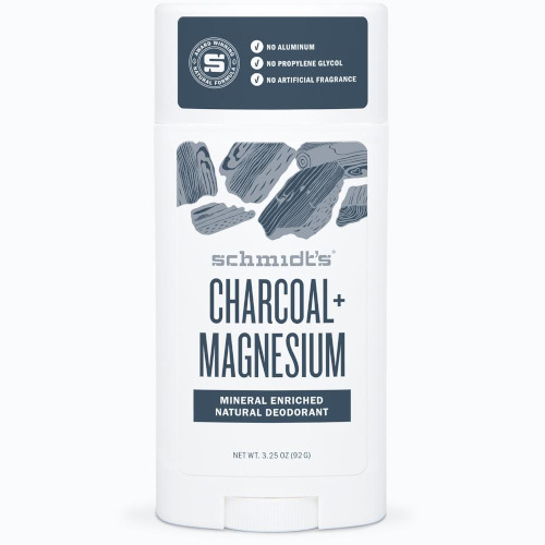 Schmidts Charcoal + Magnesium Mineral Enriched Natural Deodorant 92G