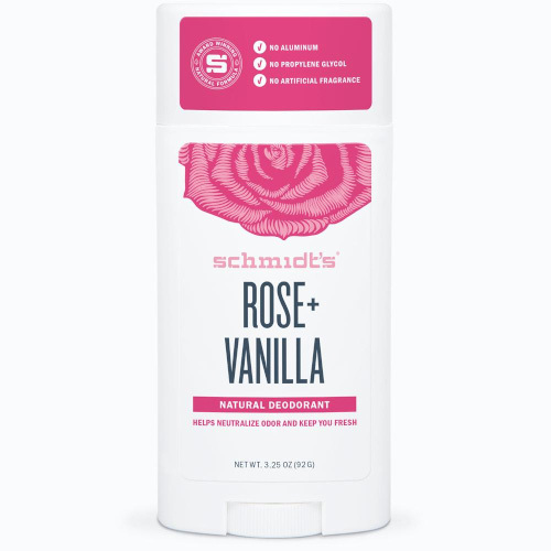 Schmidts Rose + Vanilla Natural Deodorant 92G