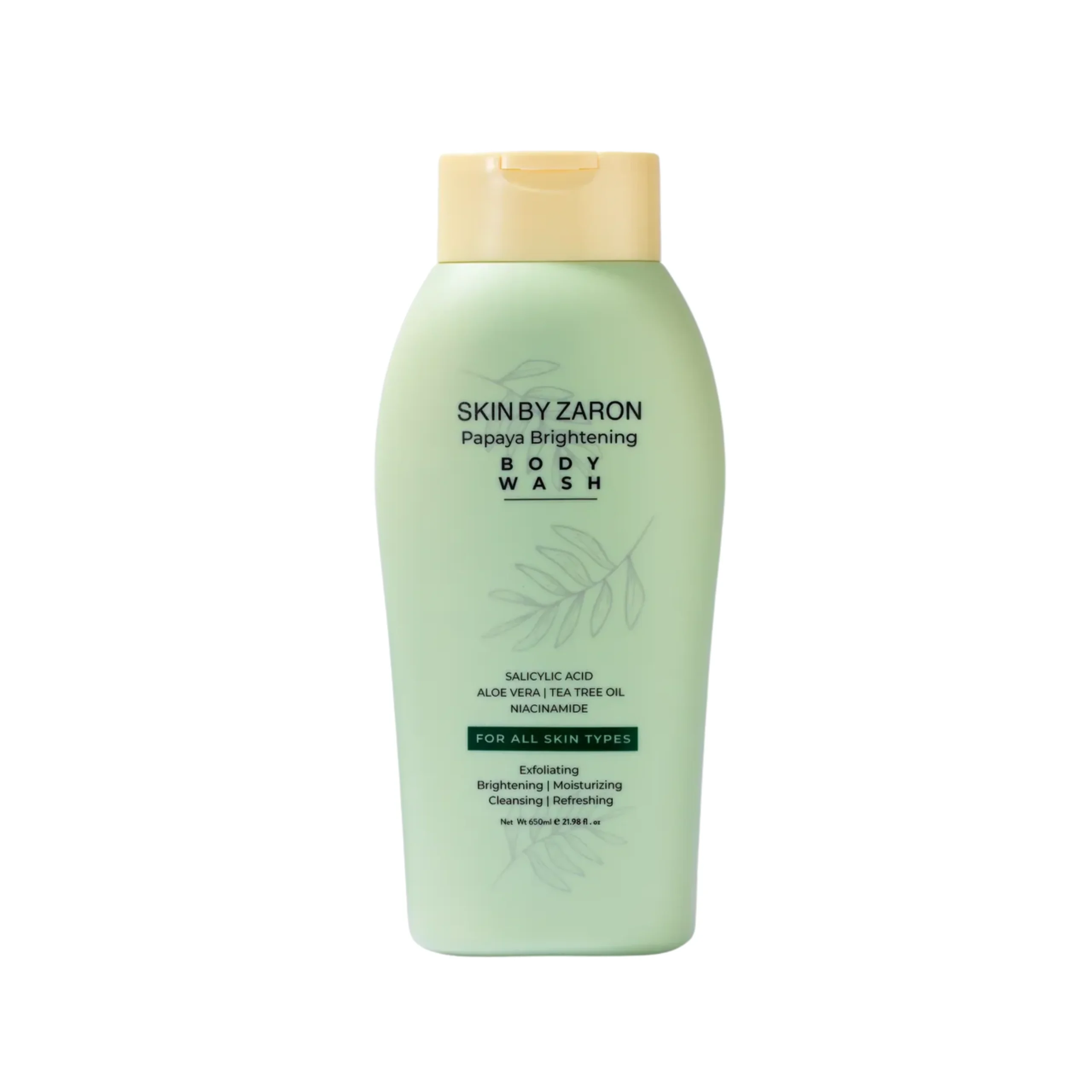 Skin By Zaron Papaya Body Wash (650Ml)