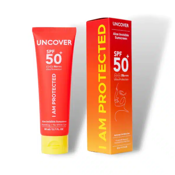Uncover Aloe Invisible Sunscreen Spf 50 80Ml