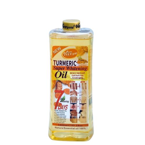 Veet Gold Turmeric Super Whitening Oil 1000Ml
