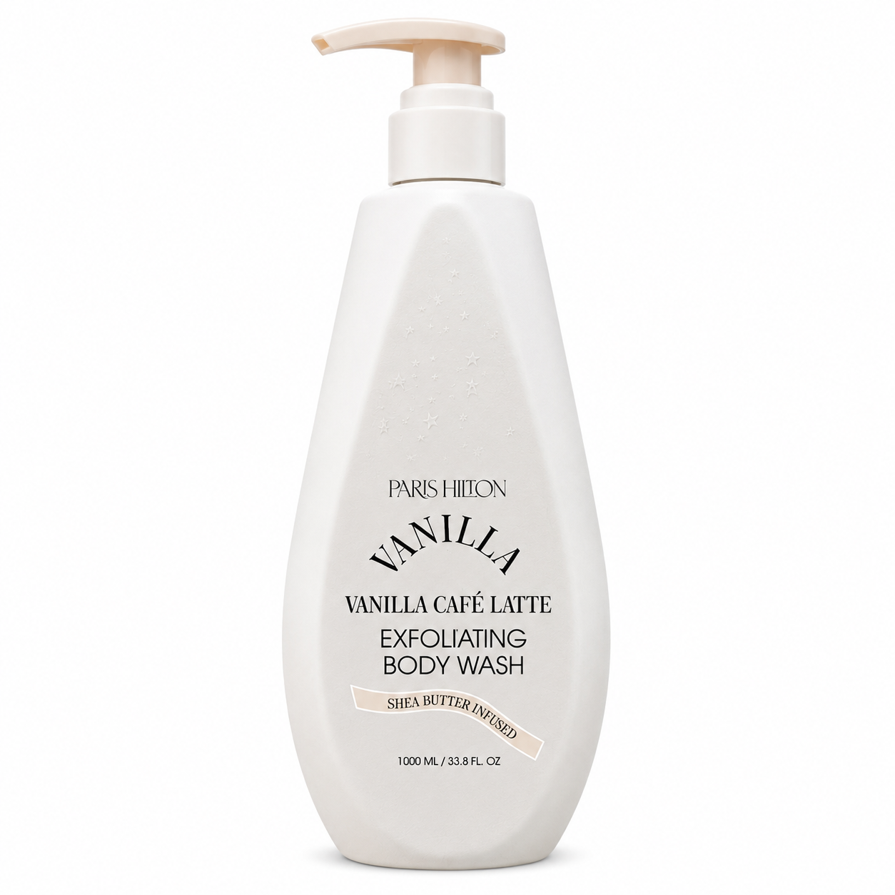 Paris Hilton Vanilla Café Latte Exfoliating Body Wash (1000Ml)