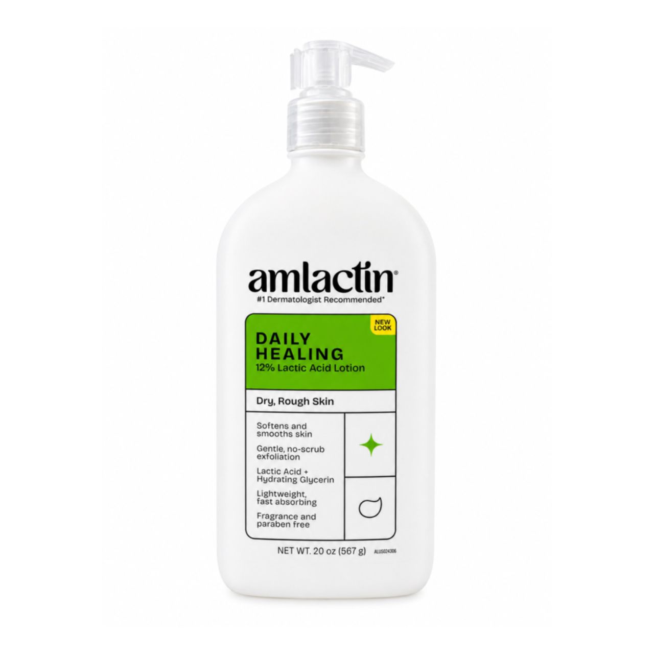 Amclatin Daily Healing 12% Lactic Acid Lotion (567G)