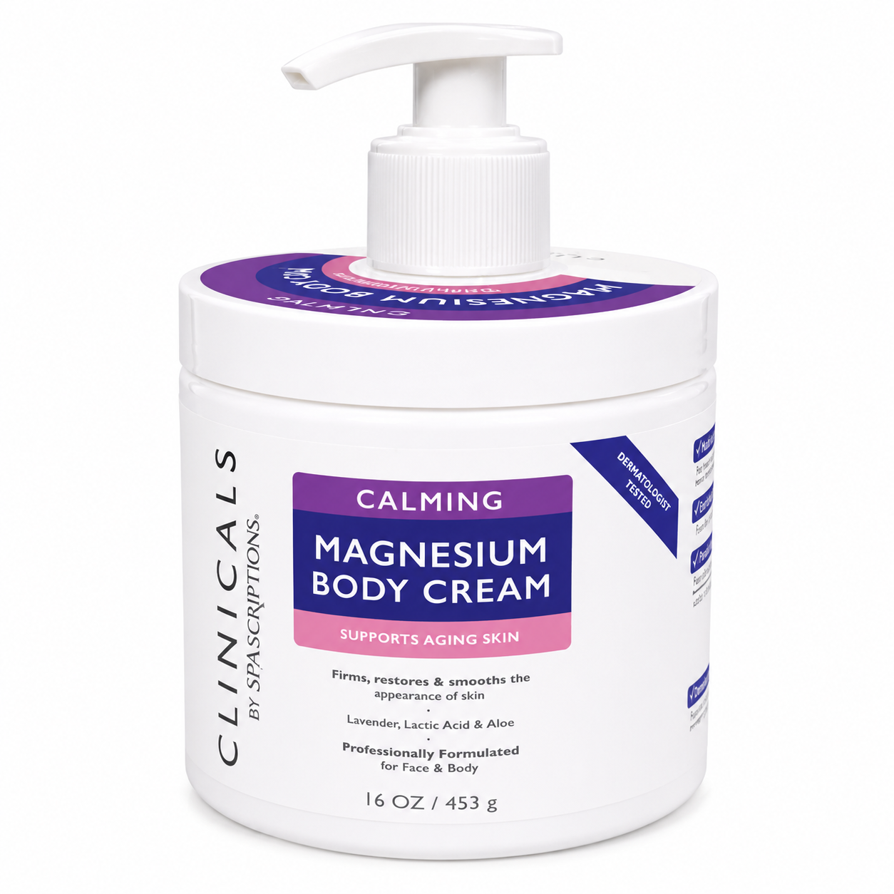 Advanced Clincals By Spascriptions Magnesium Body Cream (453G)