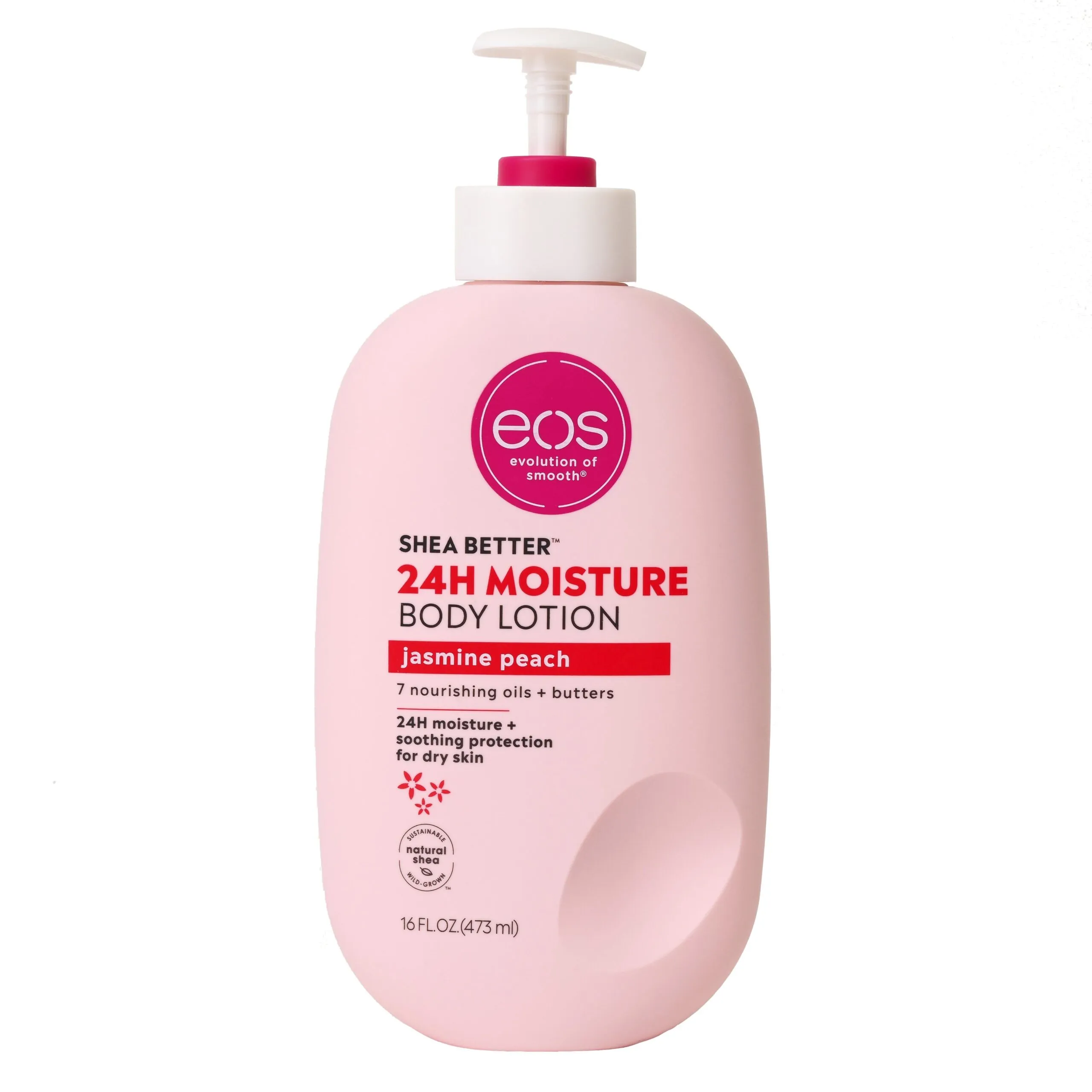 Eos Shea Butter Jasmine Peach Body Lotion